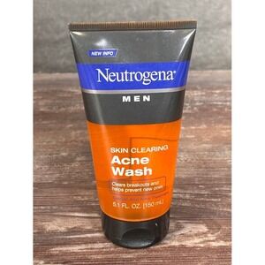 Neutrogena Men Skin Clearing Acne Wash Salicylic Acid 5.1 Oz‎ Discontinued